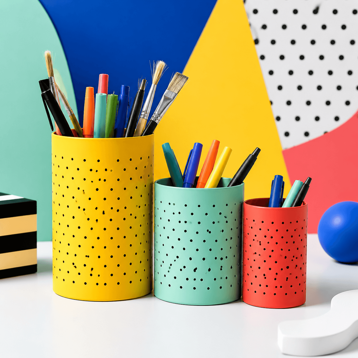 Pen Pot & Holder Set (3) — Product